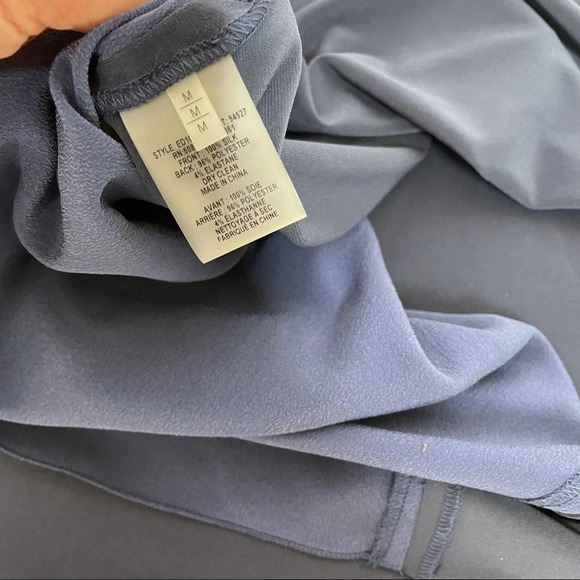 NEW Elie Tahari Silk Pleated Eloise Midi Skirt Blue Bliss Size Medium - Picture 8 of 8